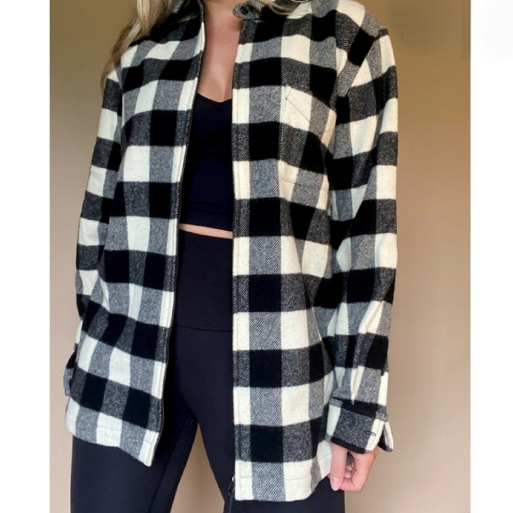 Lauren Ralph Lauren Wool Plaid Jacket Womens Large